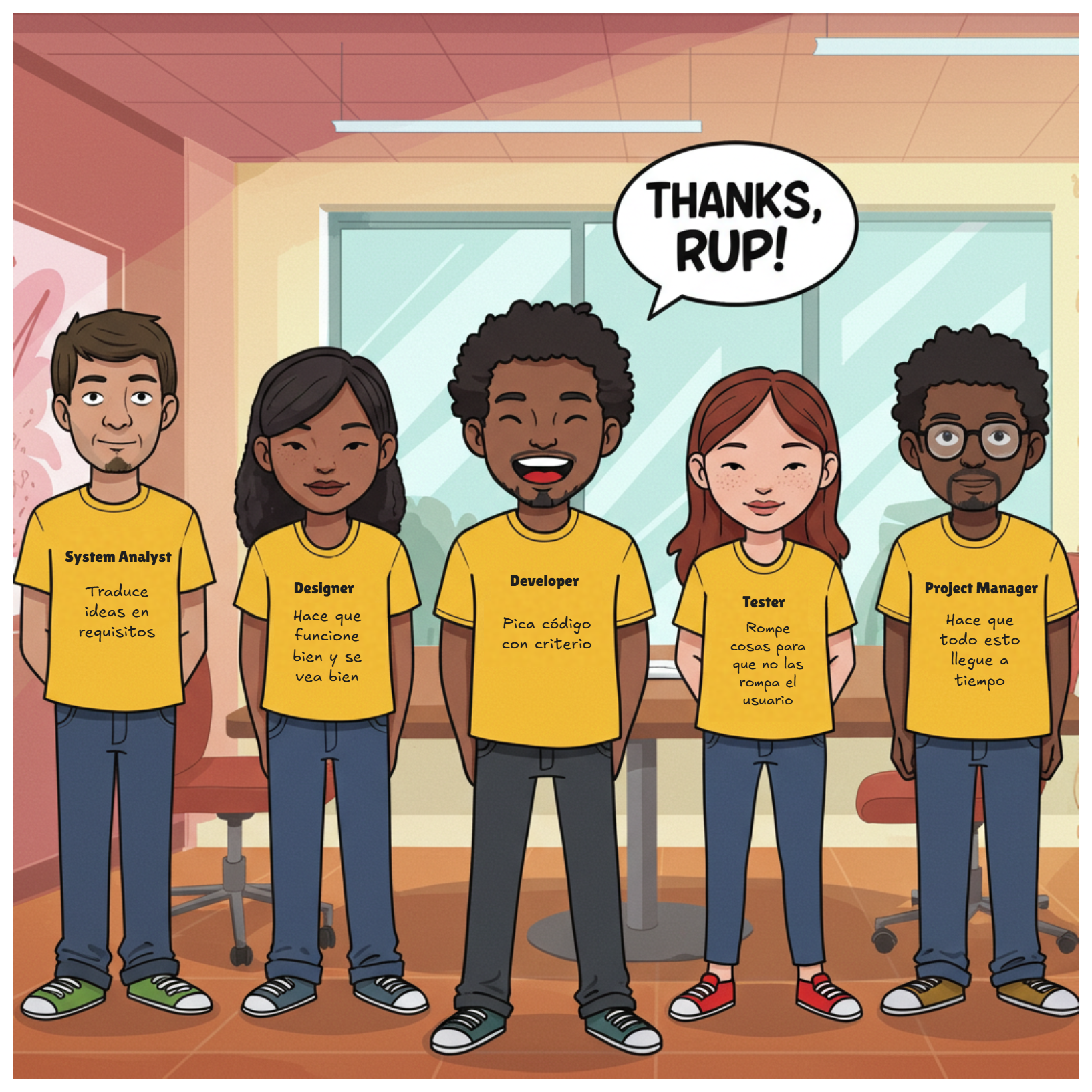 Típicos roles en RUP